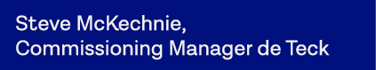 Steve McKechnie, Commissioning Manager de Teck