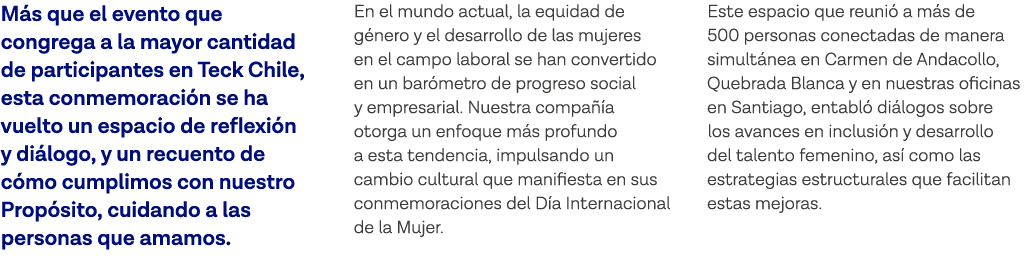 Más que el evento que congrega a la mayor cantidad de participantes en Teck Chile, esta conmemoración se ha vuelto un   