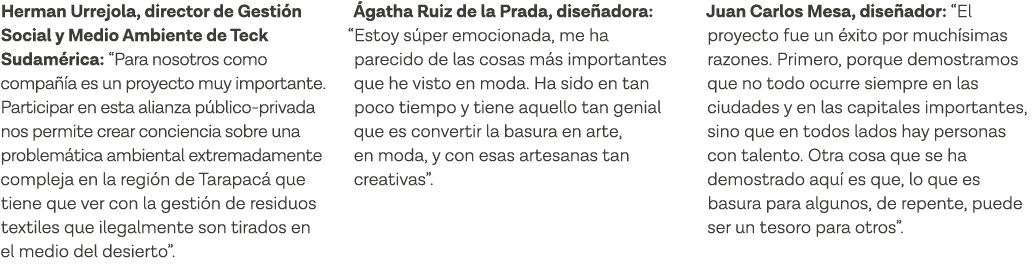 Herman Urrejola, director de Gestión Social y Medio Ambiente de Teck Sudamérica:  Para nosotros como compañía es un p   